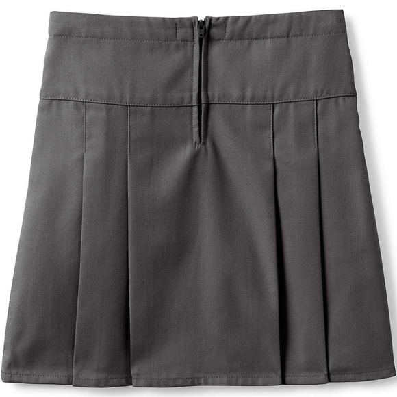 Land's End Girls Tab Front Pleated Top of Knee Skirt- Girls Size 10 - Picture 2 of 9